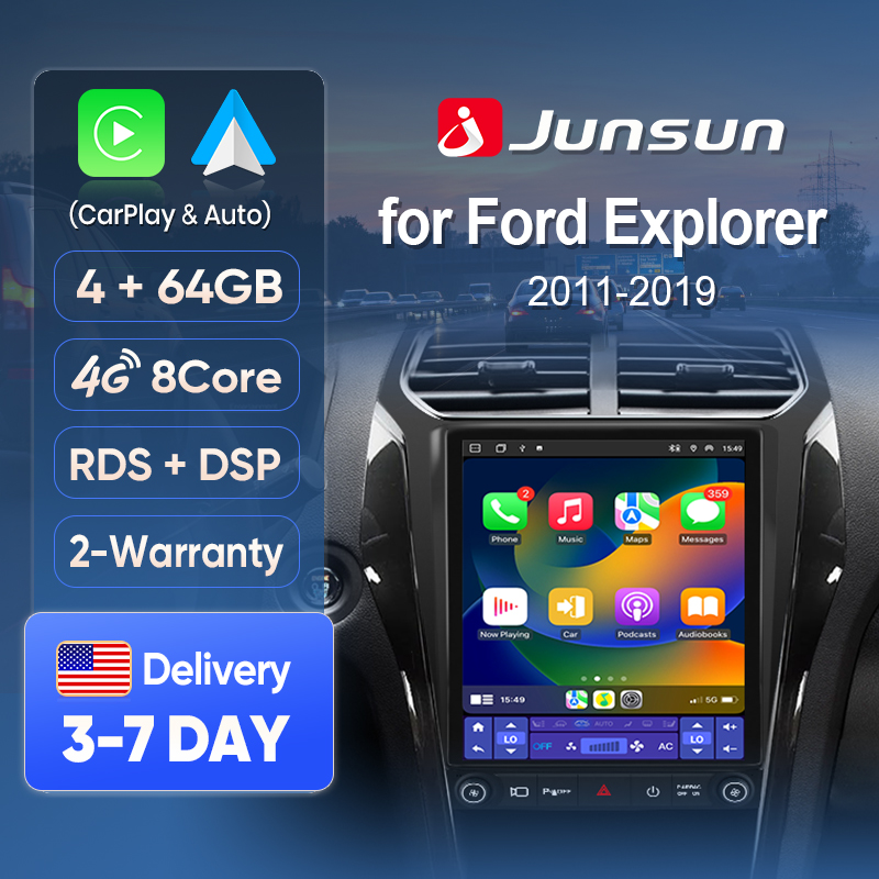 Japanese Work Lifestyle - Ekran Junsun Wireless CarPlay do Forda