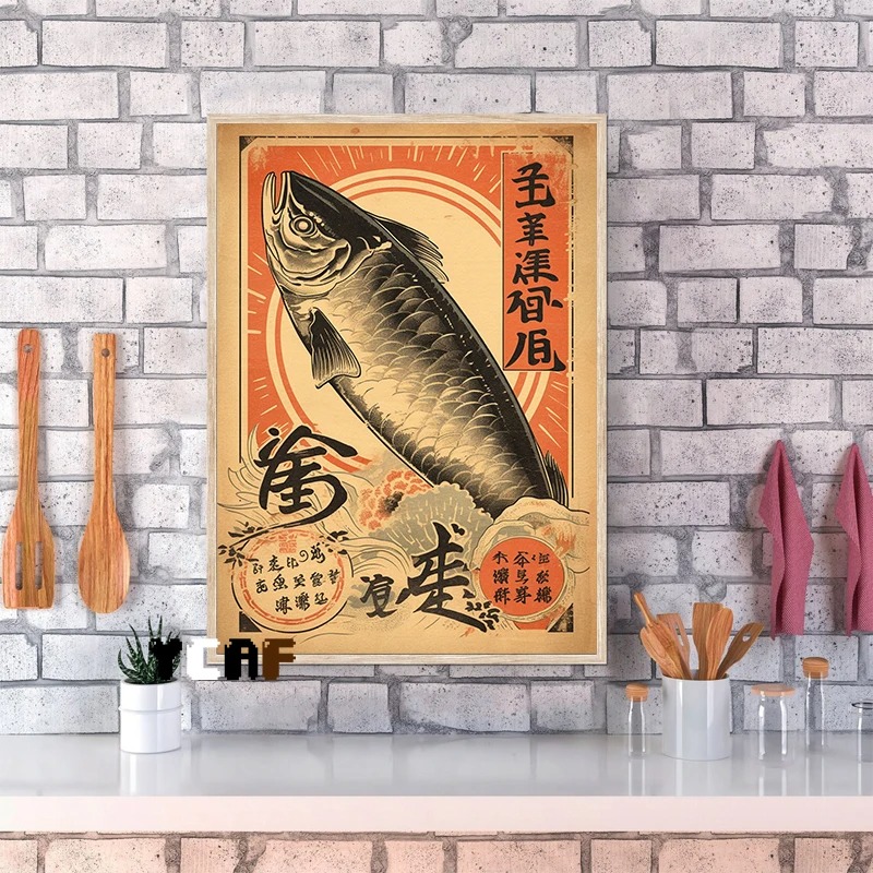 Vintage Japanese Food Poster C – Japanese Lifestyle And Food recenzja i cena